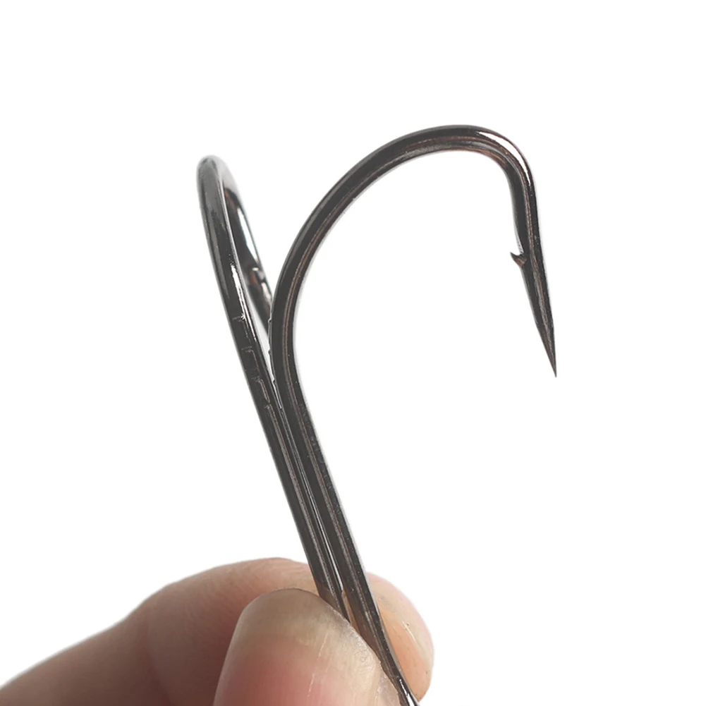 High Quality Fishing Hooks Accessories Black Carp Fishing Double Hook Durable High Carbon Steel Hooks 8-1 Size
High Quality Fishing Hooks Accessories Black Carp Fishing Double Hook Durable High Carbon Steel Hooks 8-1 Size
