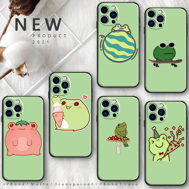 Green frog Phone Cases For IPhone 13 13Pro 11 Pro12 Mini Pro 7 8 Plus 6 6S Plus 11 12 Pro XR SE2020 Funda Back Cover Soft TPU
Green frog Phone Cases For IPhone 13 13Pro 11 Pro12 Mini Pro 7 8 Plus 6 6S Plus 11 12 Pro XR SE2020 Funda Back Cover Soft TPU