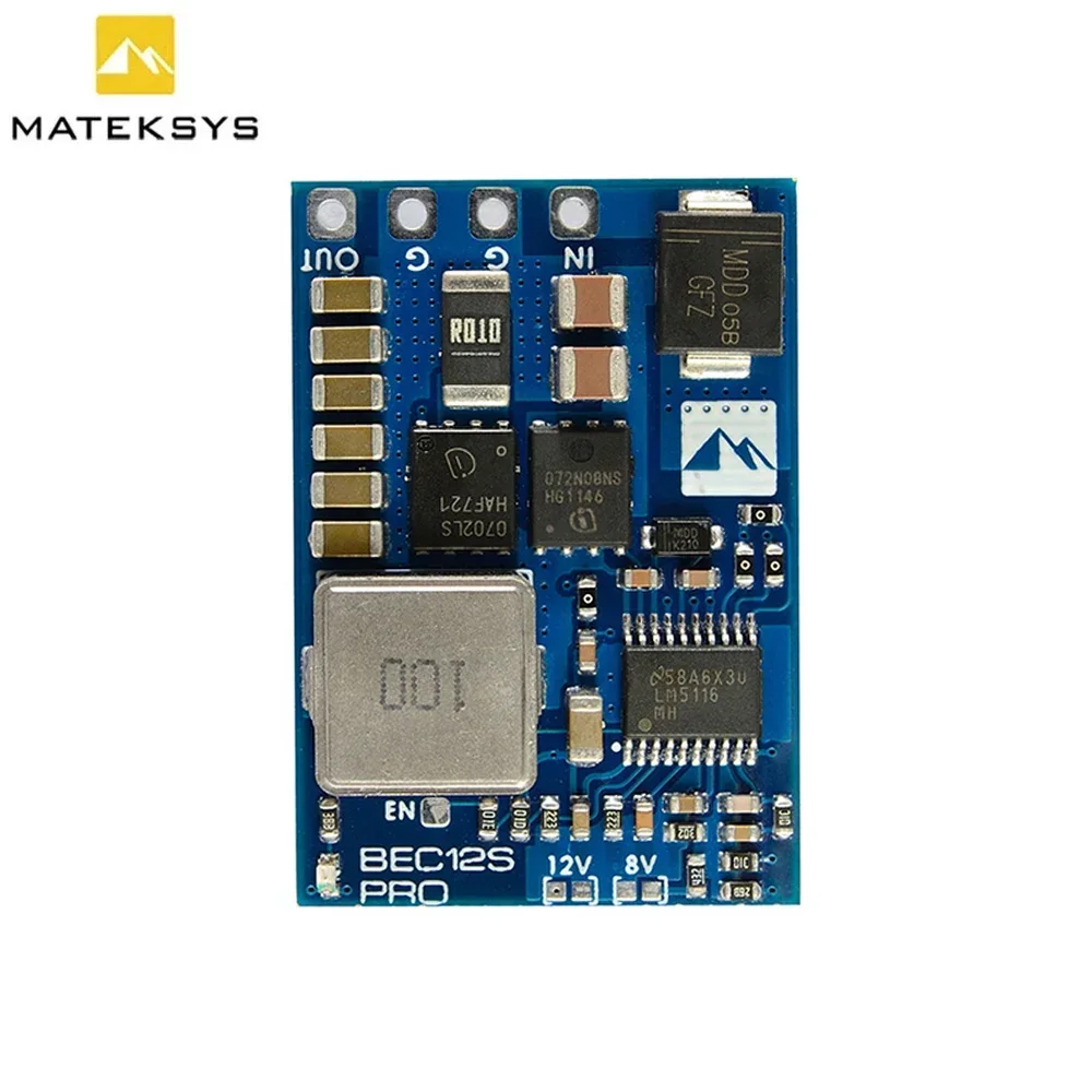 MATEK BEC12S-PRO 9-55 В до 5 В/8 В/12 В-5 А Регулятор напряжения BEC Модуль питания Защита от