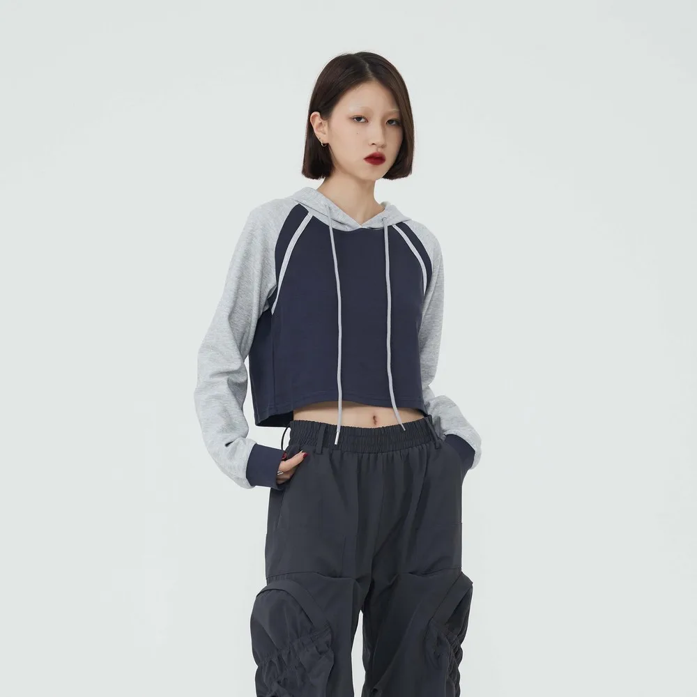 Free Size 2023 Spring Fashion Midriff Women's Hoodie Sweatshirt Color Block Long Sleeve Tops Slim Women Clothing Designer Trend
Free Size 2023 Spring Fashion Midriff Women's Hoodie Sweatshirt Color Block Long Sleeve Tops Slim Women Clothing Designer Trend