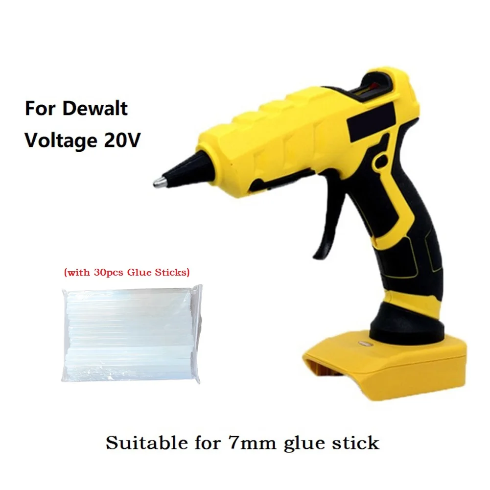 50W Cordless Hot Glue Gun For 18V For For 18V Battery With 30 Sticks Electric Repair DIY Gun Power Tool
50W Cordless Hot Glue Gun For 18V For For 18V Battery With 30 Sticks Electric Repair DIY Gun Power Tool