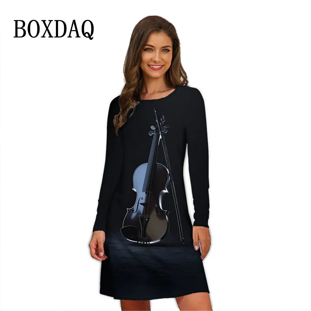 Streetwear Casual Fashion Clothing Oversized Hip Hop Dress Autumn 2022 New Women Music Violin Dress Long Sleeve Party Mini Dress
Streetwear Casual Fashion Clothing Oversized Hip Hop Dress Autumn 2022 New Women Music Violin Dress Long Sleeve Party Mini Dress
