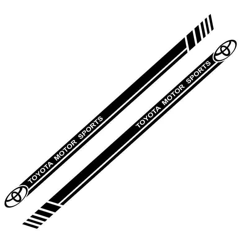 2 шт. новые боковые полосы автомобиля DIY наклейка логотип автомобиля наклейка на кузов виниловая пленка украшение автомобиля для Toyota Camry Chr Corolla Rav4 Highlander
2 шт. новые боковые полосы автомобиля DIY наклейка логотип автомобиля наклейка на кузов виниловая пленка украшение автомобиля для Toyota Camry Chr Corolla Rav4 Highlander