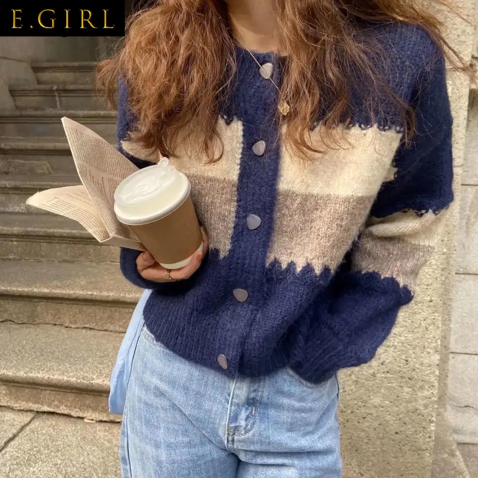 Cardigan Women Lazy Fashion Korean Style Full Sleeve O-neck Popular Tender Simple Hot Sale Single Breasted Female Spring Cozy
Cardigan Women Lazy Fashion Korean Style Full Sleeve O-neck Popular Tender Simple Hot Sale Single Breasted Female Spring Cozy
