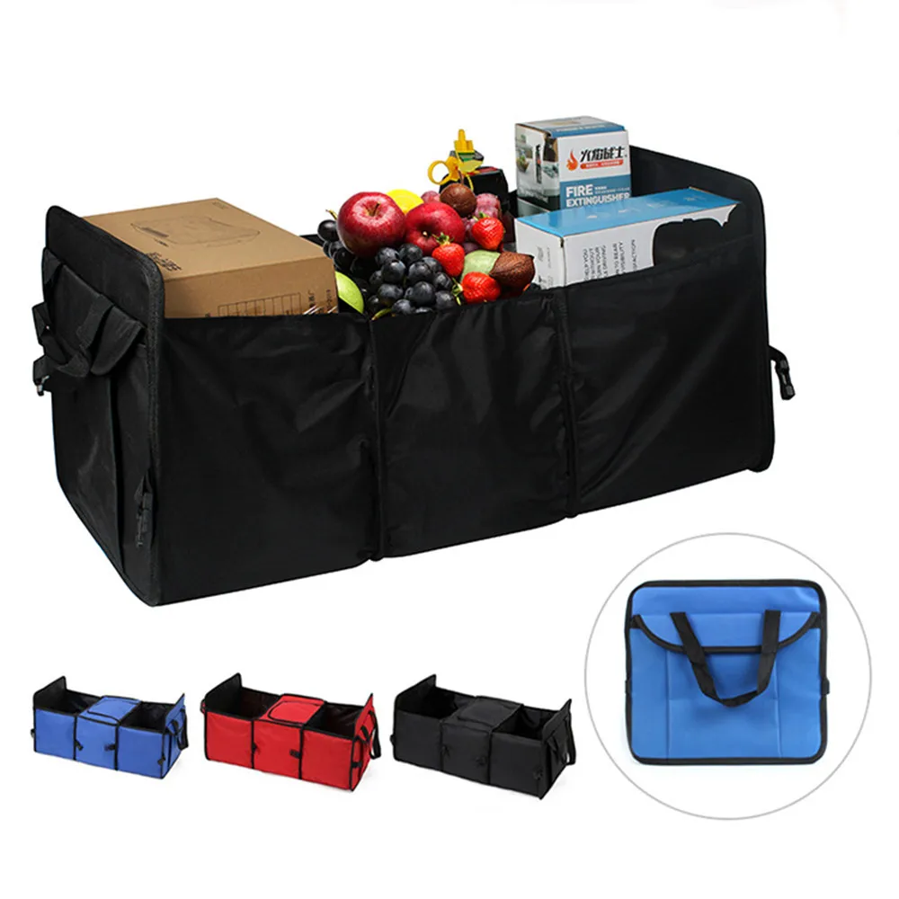 

Spot Supply Multifunctional Insulation Storage Box for Car Backup Folding Storage Box 600D Oxford Cloth Storage Box Wholesale