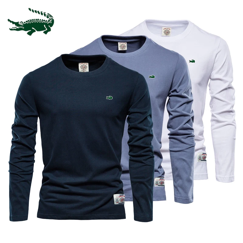 2023 High quality men's 100% cotton long sleeved round neck T-shirt casual sports long sleeved T-shirt top
2023 High quality men's 100% cotton long sleeved round neck T-shirt casual sports long sleeved T-shirt top