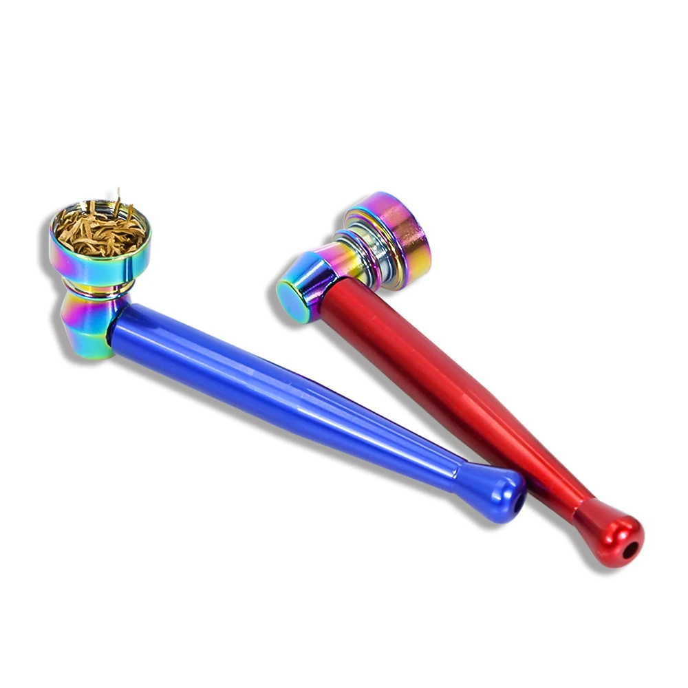 HONEYPUFF Quality Metal Pipes Portable Tobacco Pipe Smoking Pipe Gift Mill Smoke Narguile Grinder Colorful Pipe Cigarette Holder
HONEYPUFF Quality Metal Pipes Portable Tobacco Pipe Smoking Pipe Gift Mill Smoke Narguile Grinder Colorful Pipe Cigarette Holder