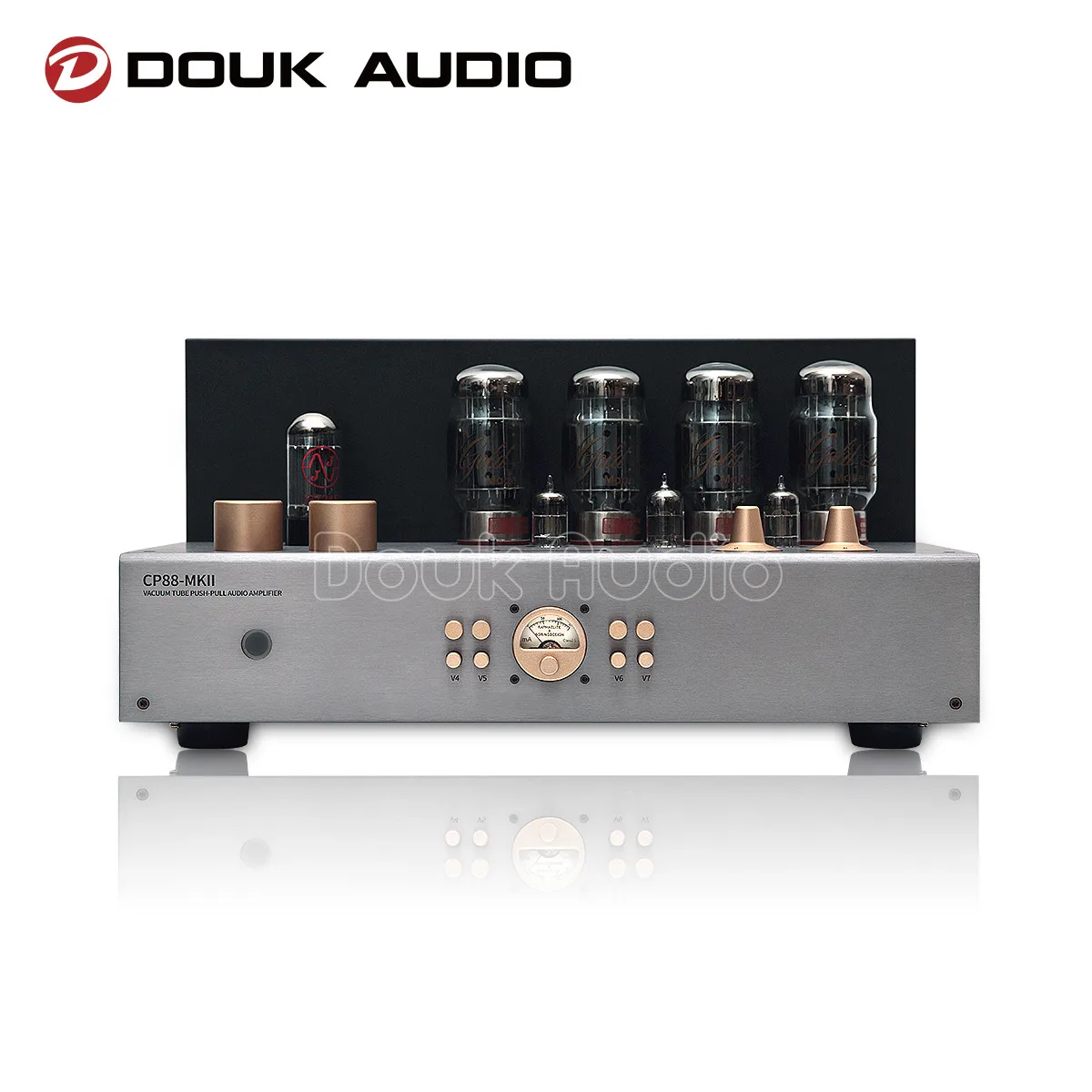 

Douk audio Hi-end GOLD LION KT88 Vacuum Push-Pull Tube Amplifier Audio Stereo Integrated HiFi Power Amp 60W*2