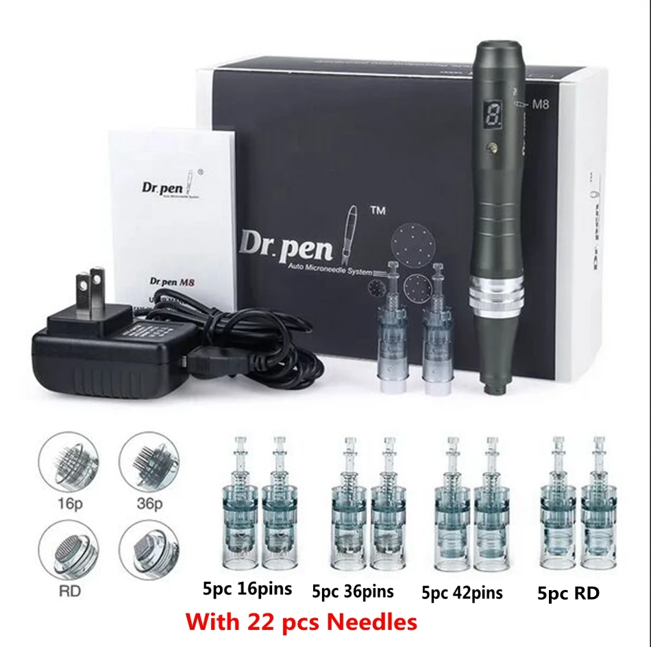 Professionals Dr pen Ultima M8 With 22 pcs Cartridge Wireless Microneedle Pen Skin care Use Beauty Machine
Professionals Dr pen Ultima M8 With 22 pcs Cartridge Wireless Microneedle Pen Skin care Use Beauty Machine