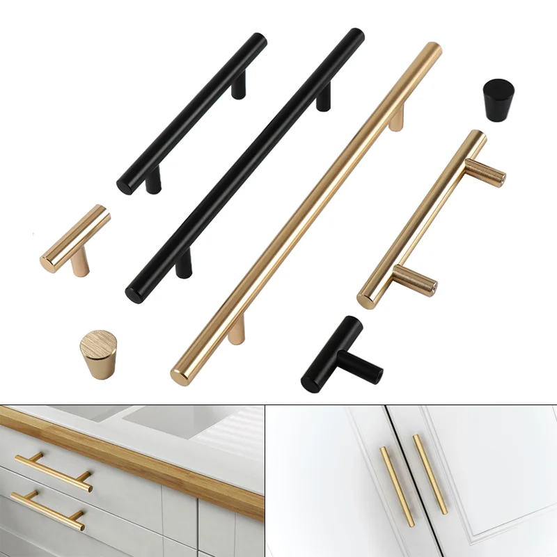 Kitchen Furniture Handles Black/Gold Handles for Cabinets and Drawers Kitchen Wardrobe Door Accessories Aluminum Alloy Modern
Kitchen Furniture Handles Black/Gold Handles for Cabinets and Drawers Kitchen Wardrobe Door Accessories Aluminum Alloy Modern