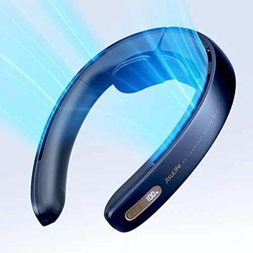 Portable Neck Fan Pro, 100 Speeds Bladeless Fan, Stepless Knob, LED Display, 5000mAh Rechargeable Personal Fan, Mini Hands Free,
Portable Neck Fan Pro, 100 Speeds Bladeless Fan, Stepless Knob, LED Display, 5000mAh Rechargeable Personal Fan, Mini Hands Free,
