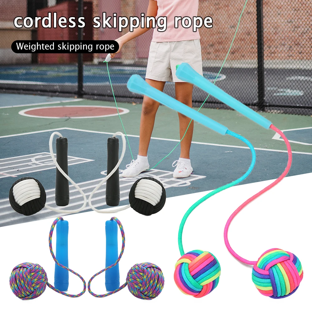 

Indoor Cordless Jump Ropes Weighted Ball Ropeless Skipping Rope for Fitness Tangle-Free Training Rope Jump Ropes cordes à sauter