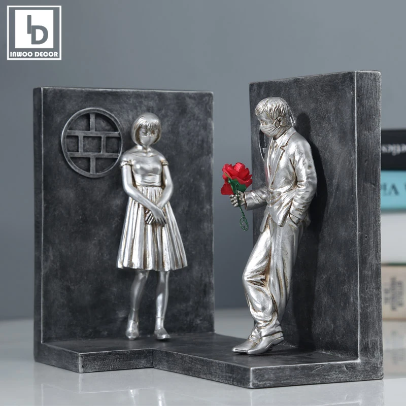 Nordic Art Couple Bookend Sculpture Lover Girlfriend Wife Wedding Gifts Accessories Bookshelf Bookcase Room Home Decoration Book
Nordic Art Couple Bookend Sculpture Lover Girlfriend Wife Wedding Gifts Accessories Bookshelf Bookcase Room Home Decoration Book