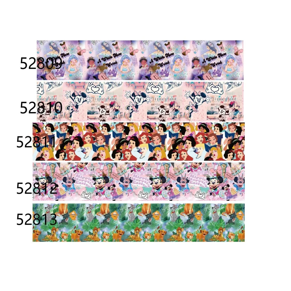 10Y Disney Ribbon Printed Cartoon Grosgrain Ribbon 38mm Packing for Hairbows DIY Craft Material
10Y Disney Ribbon Printed Cartoon Grosgrain Ribbon 38mm Packing for Hairbows DIY Craft Material