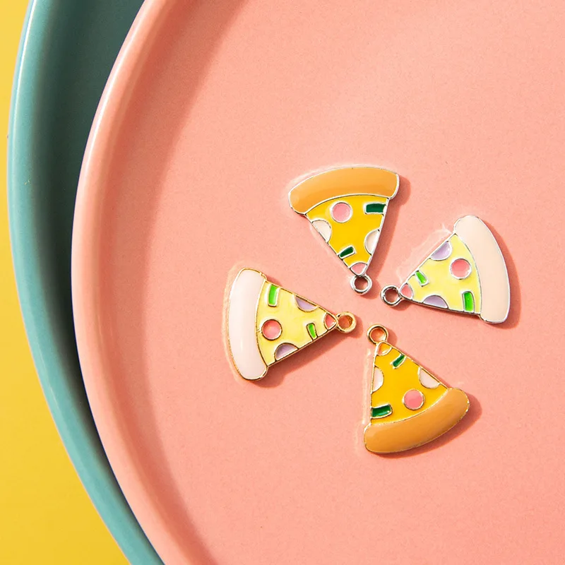 10Pcs Gold Plated Enamel Pizza Poached Egg Charm Pendant for Jewelry Making Bracelet Necklace Earrings DIY Handmade Craft
10Pcs Gold Plated Enamel Pizza Poached Egg Charm Pendant for Jewelry Making Bracelet Necklace Earrings DIY Handmade Craft