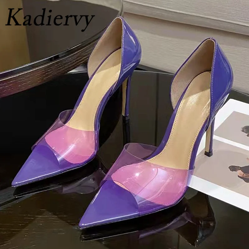 Women Pumps Color PVC High Heels Dress Party Shoes Lady Peep Toe Runway Shoes Sexy Stiletto Sandals Women Summer Shoes
Women Pumps Color PVC High Heels Dress Party Shoes Lady Peep Toe Runway Shoes Sexy Stiletto Sandals Women Summer Shoes