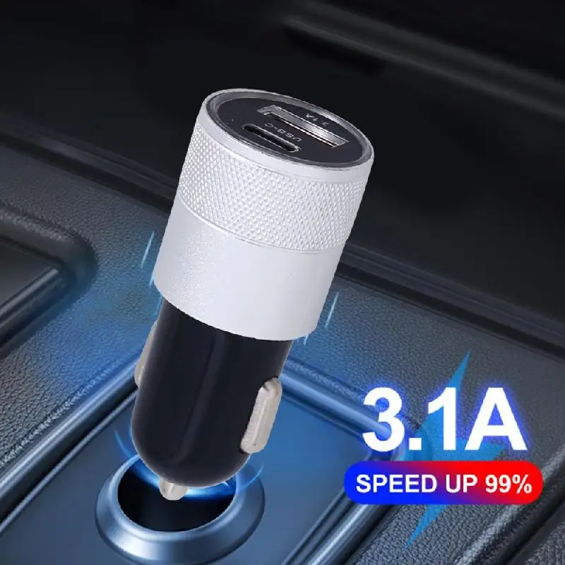 15W 3.1A USB Car Charger Quick Charge With Type-C Fast Charging Phone Adapter For iPhone 13 12 11 Pro Max Huawei Samsung S21 S22
15W 3.1A USB Car Charger Quick Charge With Type-C Fast Charging Phone Adapter For iPhone 13 12 11 Pro Max Huawei Samsung S21 S22