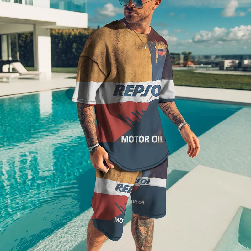 2022 Summer New Fashion Men's T-shirt Casual Suit Male Top +Shorts Oversized 3D Printing 2-piece Set Trendy Retro Streetwear
2022 Summer New Fashion Men's T-shirt Casual Suit Male Top +Shorts Oversized 3D Printing 2-piece Set Trendy Retro Streetwear