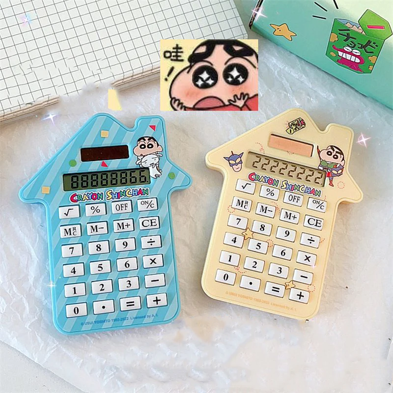 Kawaii Crayon Shinchan портативный калькулятор Аниме Фигурка многофункциональные кнопки для студентов на солнечной энергии прозрачные износостойкие подарки 
Kawaii Crayon Shinchan портативный калькулятор Аниме Фигурка многофункциональные кнопки для студентов на солнечной энергии прозрачные износостойкие подарки