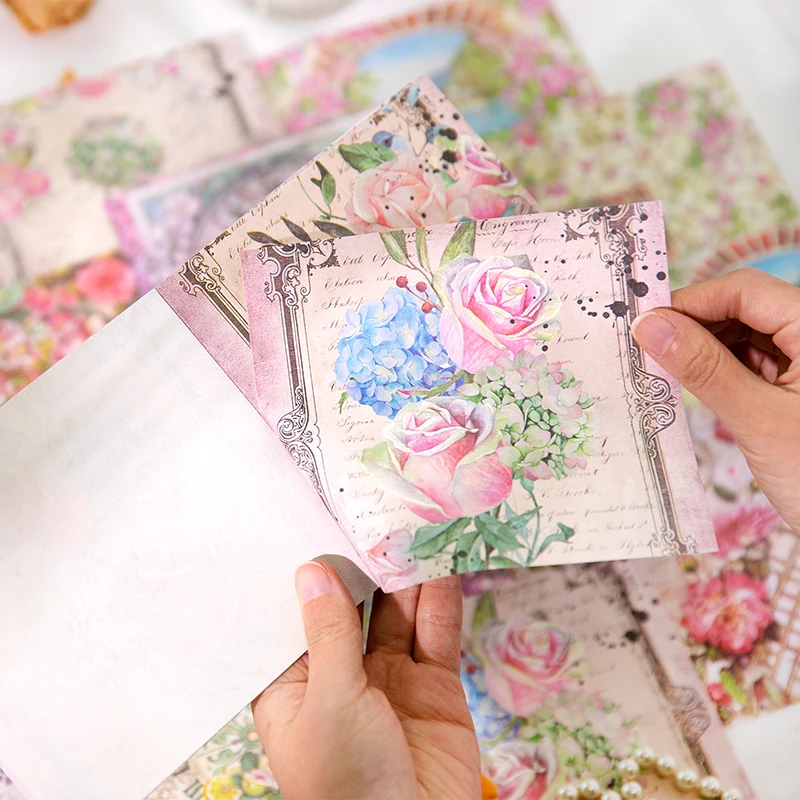 Flower And Romantic Manor Series Material Paper Art Scrapbooking Diary Art Memo Pads Decorative Design Paper For School Office
Flower And Romantic Manor Series Material Paper Art Scrapbooking Diary Art Memo Pads Decorative Design Paper For School Office