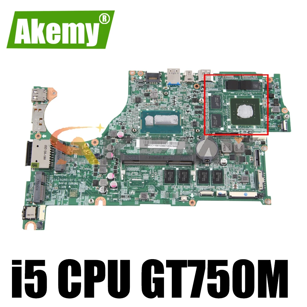 For Acer V5-473 V5-473G V5-573 V5-573G Laptop Motherboard DAZRQMB18F0 With Intel i5 CPU 4G-RAM GT750M 4G-GPU 100% Fully Tested
For Acer V5-473 V5-473G V5-573 V5-573G Laptop Motherboard DAZRQMB18F0 With Intel i5 CPU 4G-RAM GT750M 4G-GPU 100% Fully Tested