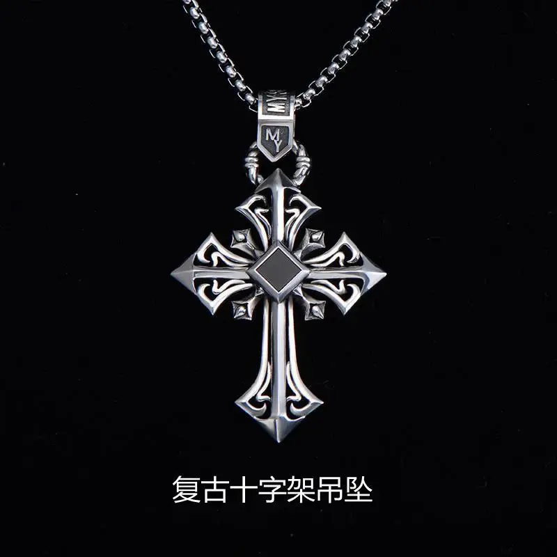 Disney Fashion Male Cross Necklace male and female students hip hop all match couple Necklace Pendant Gift ornament
Disney Fashion Male Cross Necklace male and female students hip hop all match couple Necklace Pendant Gift ornament