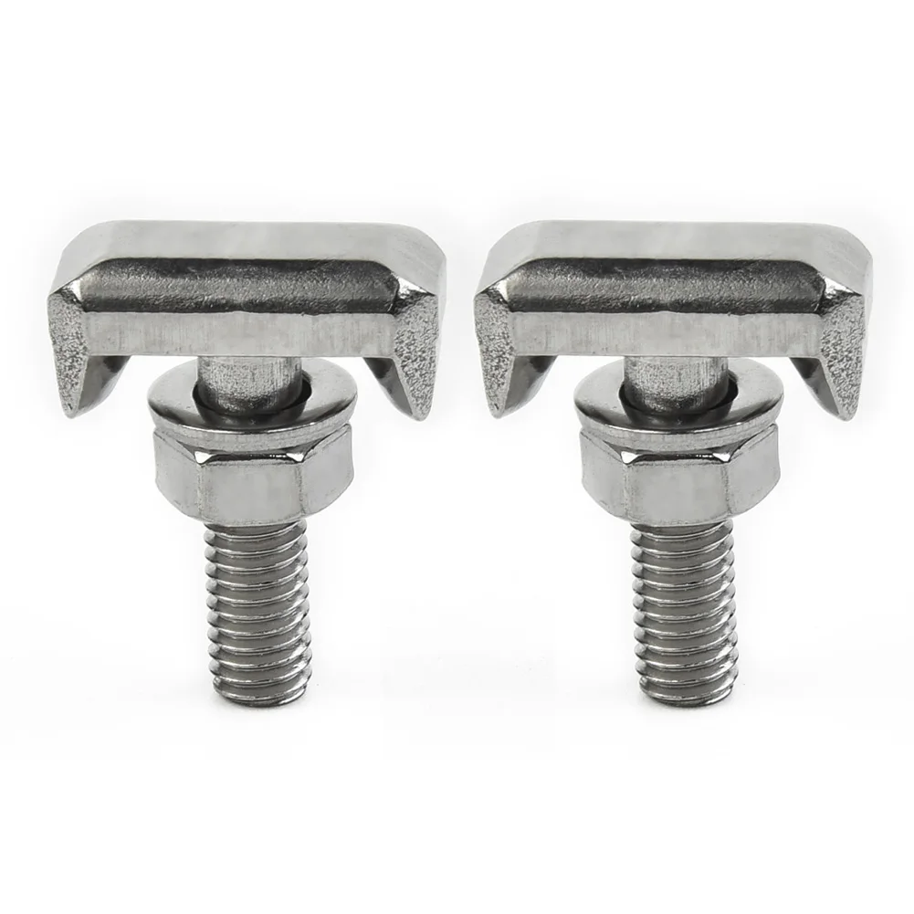 Connectors 2pcs T-Bolts Part Replace Spare Stainless Steel Terminal #64740 #6X0915138 Attachment Battery Cable
Connectors 2pcs T-Bolts Part Replace Spare Stainless Steel Terminal #64740 #6X0915138 Attachment Battery Cable