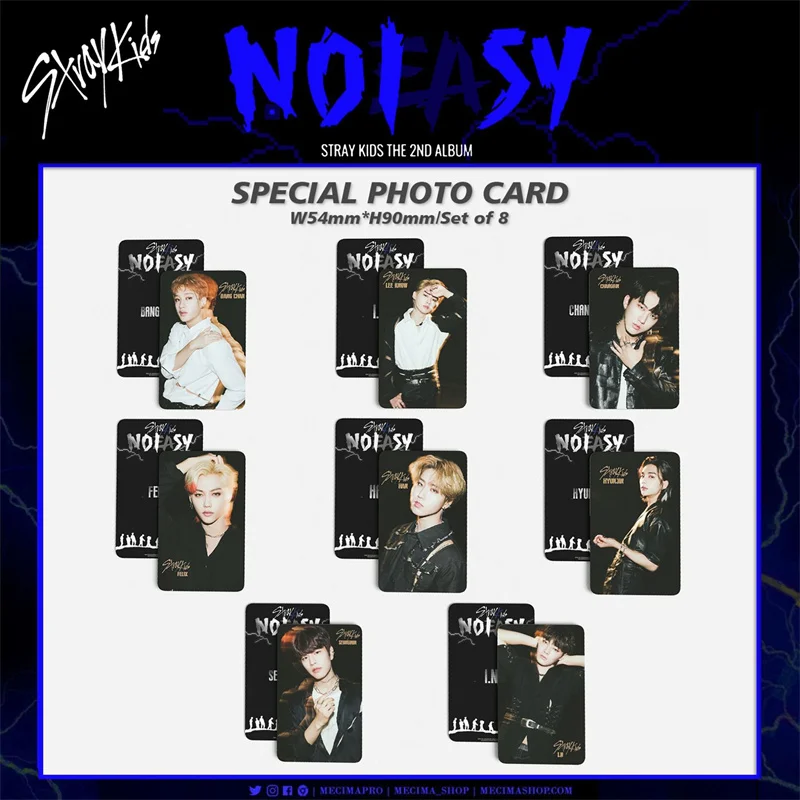 8Pcs/Set Stray Kids NOEASY Postcards New Album High Quality HD Print Photo Cards Fans Gifts Lomo Cards
8Pcs/Set Stray Kids NOEASY Postcards New Album High Quality HD Print Photo Cards Fans Gifts Lomo Cards