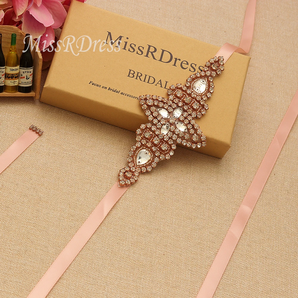 MissRDress Rhinestones Bridal Belt Rose Gold Crystal Bridal Sash Handmade Diamond Wedding Belt For Wedding Dresses JK901
MissRDress Rhinestones Bridal Belt Rose Gold Crystal Bridal Sash Handmade Diamond Wedding Belt For Wedding Dresses JK901