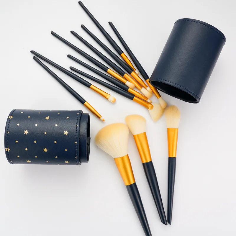 12Pcs Makeup Brushes Set Professional Kabuki Foundation Eyeshadow Blush Blending Lip Face Cosmetic Makeup Brush Set with Holder
12Pcs Makeup Brushes Set Professional Kabuki Foundation Eyeshadow Blush Blending Lip Face Cosmetic Makeup Brush Set with Holder
