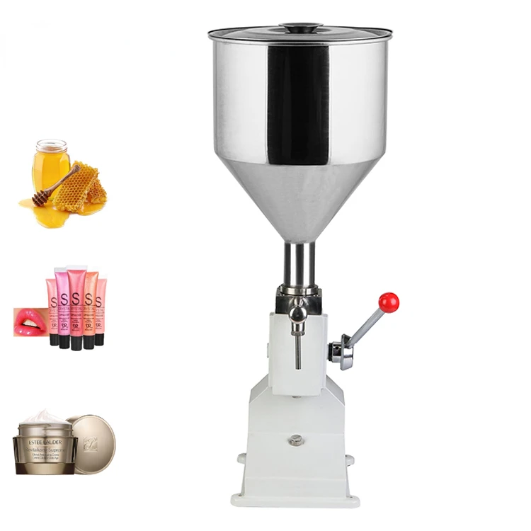 Manual A03 Water Honey Ice Cream Cosmetic Paste Lotion Oil Sausage Lip Gloss Liquid Filling Machine
Manual A03 Water Honey Ice Cream Cosmetic Paste Lotion Oil Sausage Lip Gloss Liquid Filling Machine