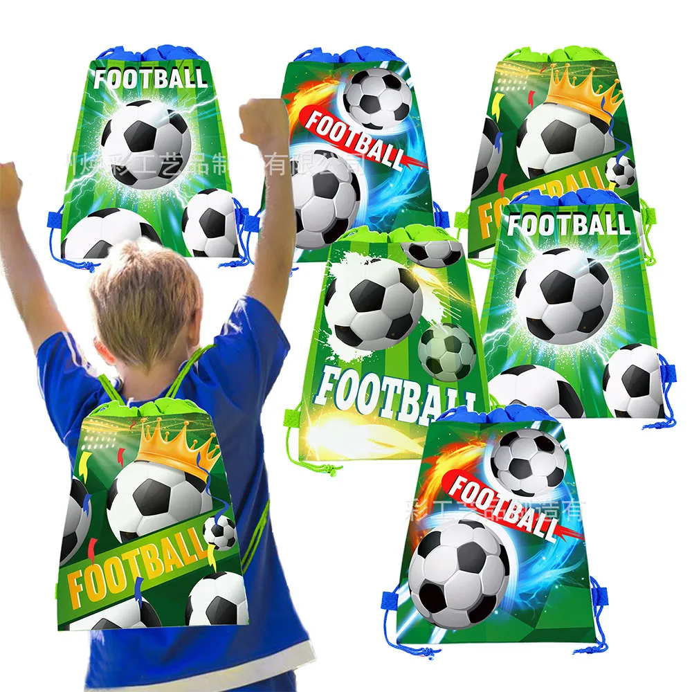 10-30pcs Soccer Party Favor Bags Soccer Drawstring Gifts Bags Candy Treat Reusable Nonwovens Bags Football Birthday Party Decors
10-30pcs Soccer Party Favor Bags Soccer Drawstring Gifts Bags Candy Treat Reusable Nonwovens Bags Football Birthday Party Decors