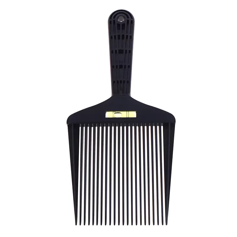 

2023NEW Black Hair Trimming Flat Comb Men Hairdressing Clipper Level Flattoper Comb 1PC Hair Styling Tool