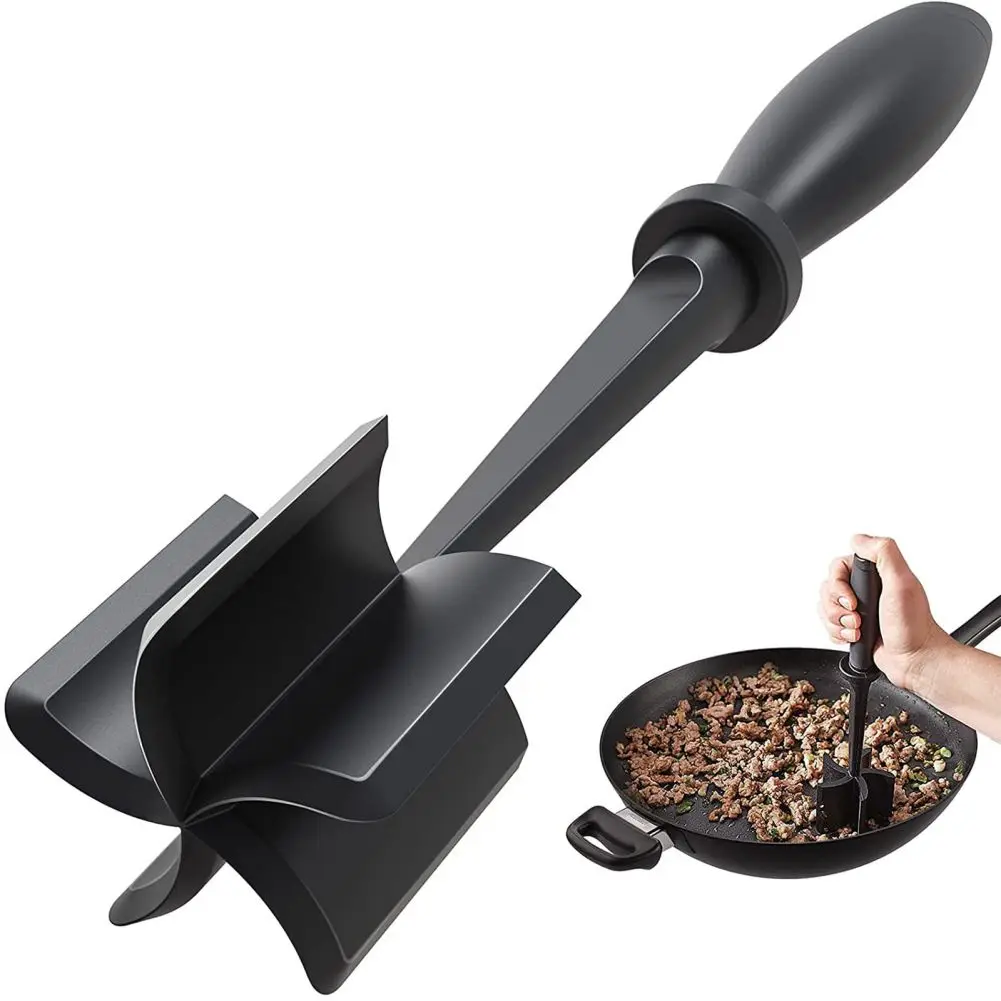 Kitchen Tools Meat Masher Heat Resistant Hamburger Meat Chopper Non-Stick Kitchen Utensil Meat Cutting Mixer Cookware
Kitchen Tools Meat Masher Heat Resistant Hamburger Meat Chopper Non-Stick Kitchen Utensil Meat Cutting Mixer Cookware