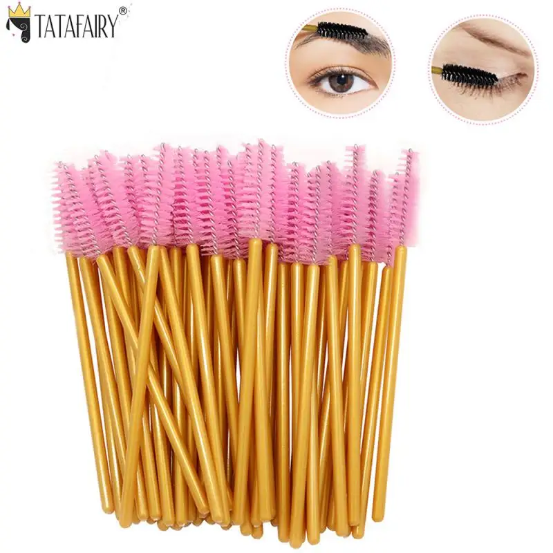 Disposable Eyelash Brush 50Pcs Makeup Brushes Lashes Extension Gold Handle Mascara Micro Brush For Eyelash Extension Makeup Tool
Disposable Eyelash Brush 50Pcs Makeup Brushes Lashes Extension Gold Handle Mascara Micro Brush For Eyelash Extension Makeup Tool