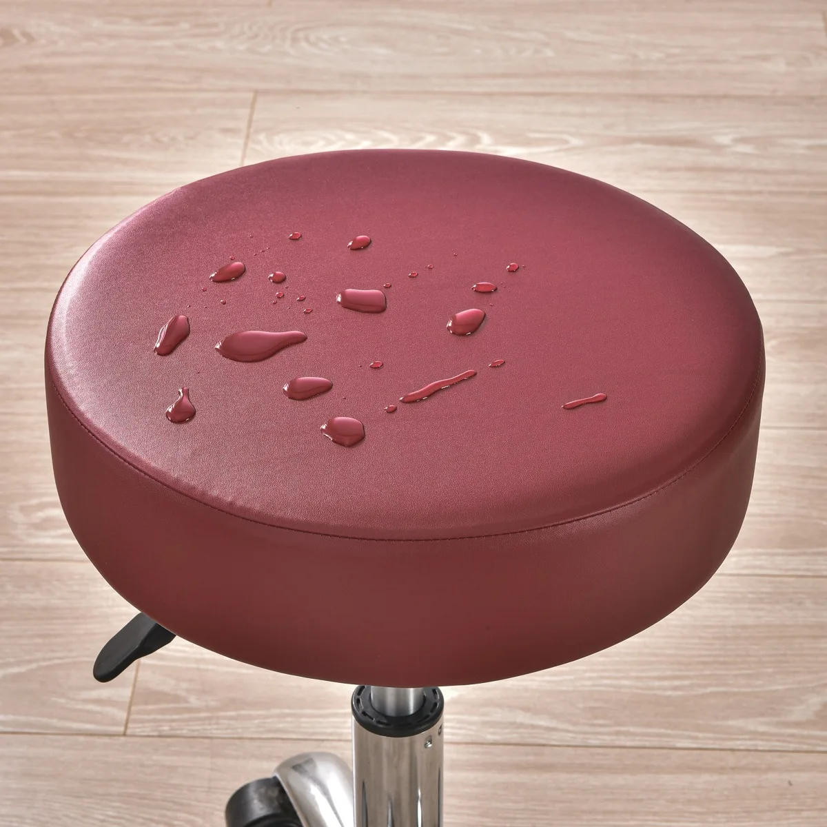 PU Leather Round Chair Cover Waterproof Dustproof Seat Cover Bar Stool Cover Home Restaurant Chair Protector For Hotel Banquet
PU Leather Round Chair Cover Waterproof Dustproof Seat Cover Bar Stool Cover Home Restaurant Chair Protector For Hotel Banquet