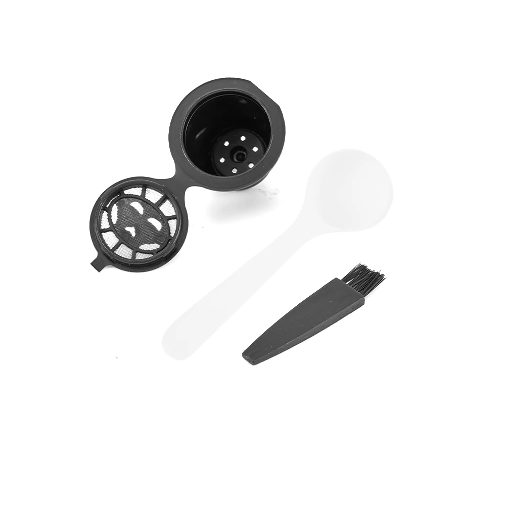 Spoon And Brush Coffee Capsule Cup 4 Pcs Black + White Plastic + Stainless Steel Refillable Environmental Protection
Spoon And Brush Coffee Capsule Cup 4 Pcs Black + White Plastic + Stainless Steel Refillable Environmental Protection