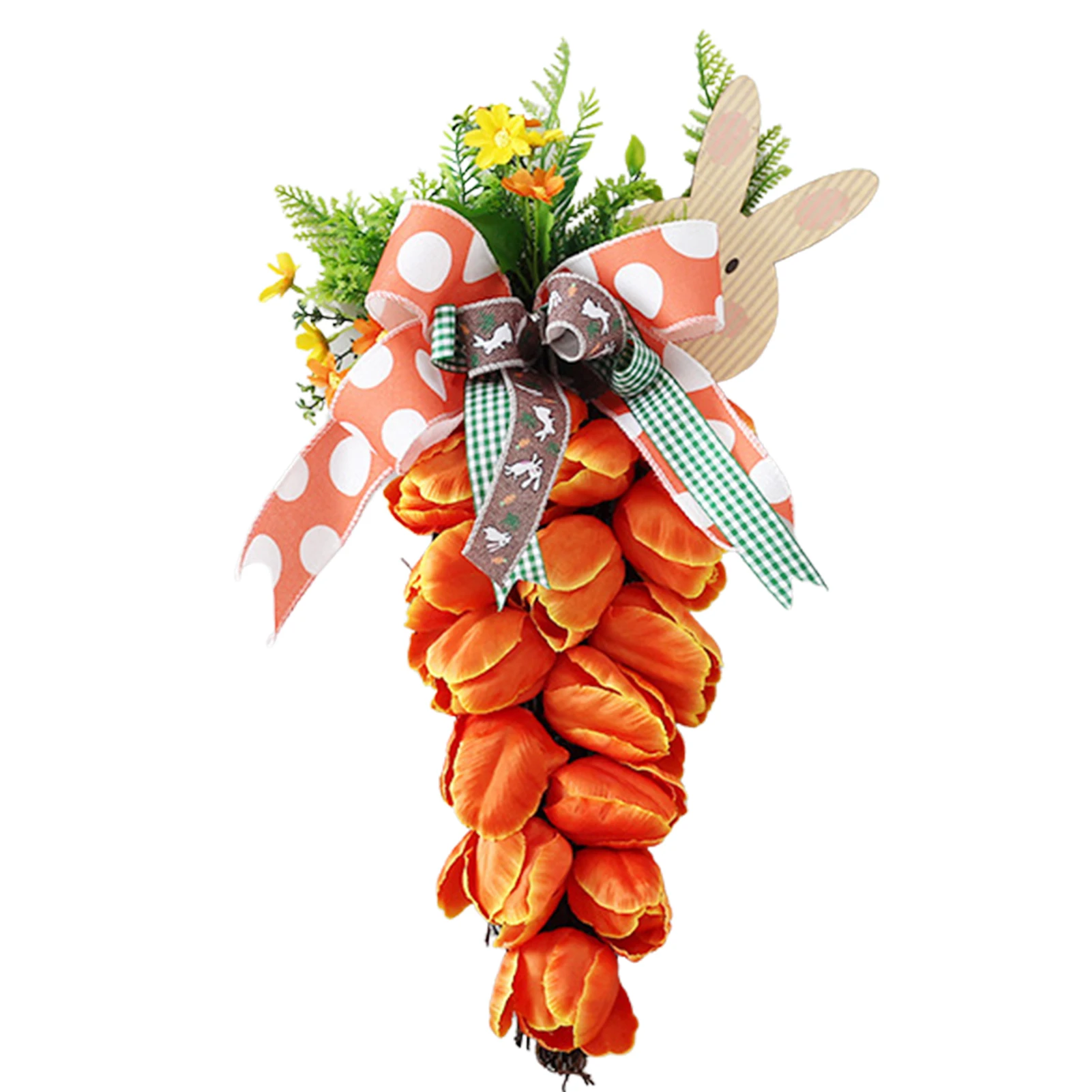 Easter Carrot Wreath Easter Wreath For Front Door Easter Tulip Carrot Wreath Easter Floral Swag With Bunny-Shaped Wooden Sign
Easter Carrot Wreath Easter Wreath For Front Door Easter Tulip Carrot Wreath Easter Floral Swag With Bunny-Shaped Wooden Sign