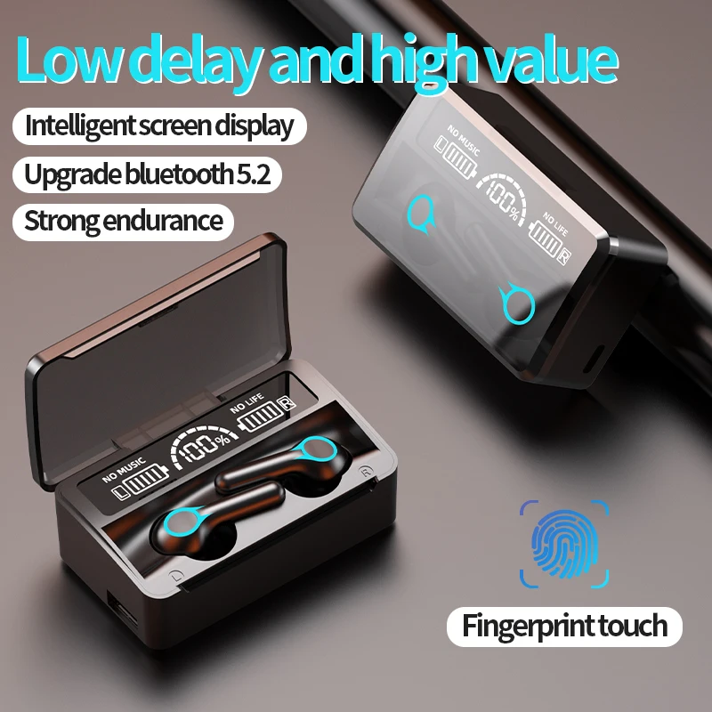 MDUG R3 Wireless Digital Display Bluetooth Headset HIFI Music Sports Call Noise Cancelling for iOS Xiaomi Mini Wireless Earbuds
MDUG R3 Wireless Digital Display Bluetooth Headset HIFI Music Sports Call Noise Cancelling for iOS Xiaomi Mini Wireless Earbuds