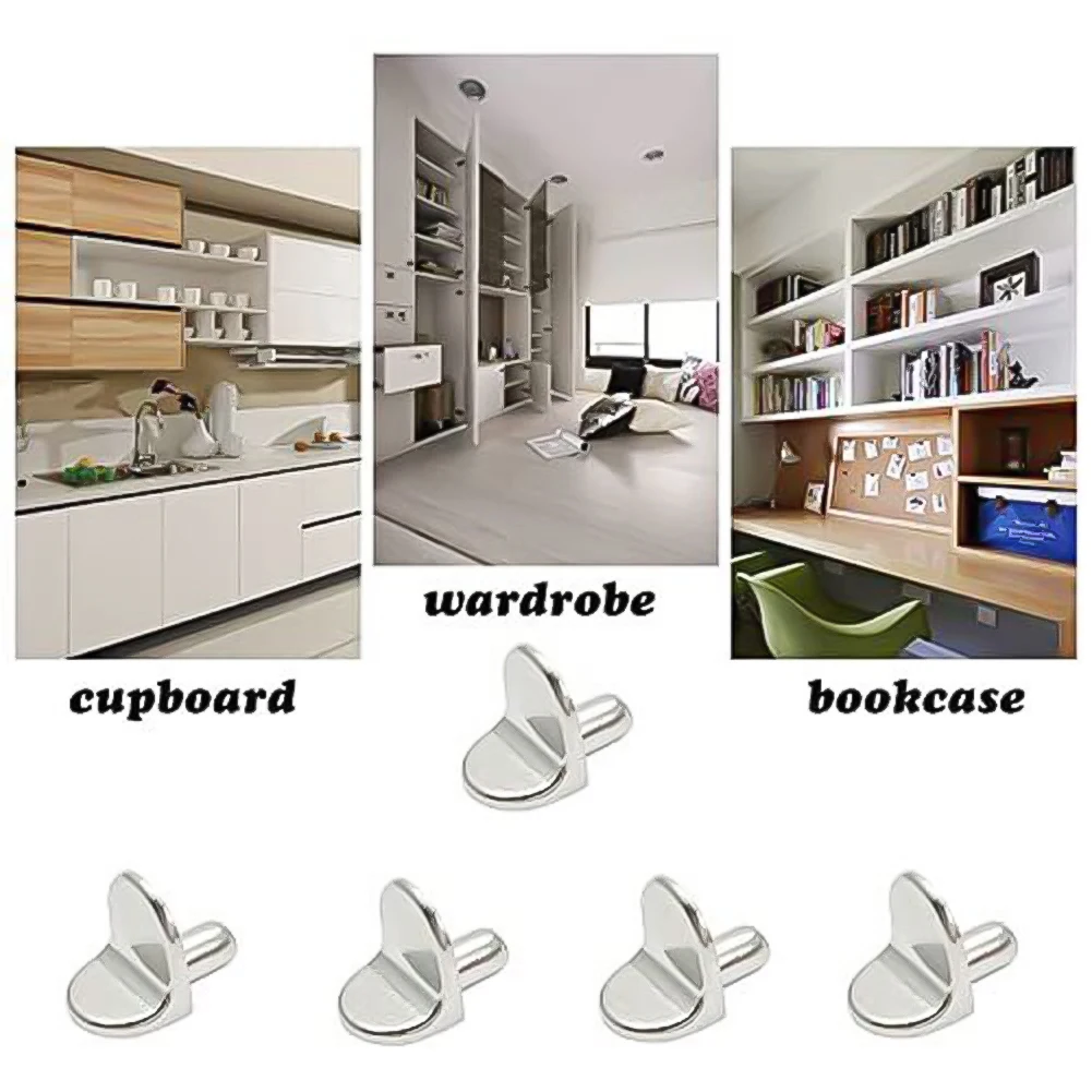 50 Pack 5mm Zinc Alloy Bracket Style Support Pegs Shelf Pins for Sturdy Kitchen Cabinet and Furniture Easy Manual Installation
50 Pack 5mm Zinc Alloy Bracket Style Support Pegs Shelf Pins for Sturdy Kitchen Cabinet and Furniture Easy Manual Installation