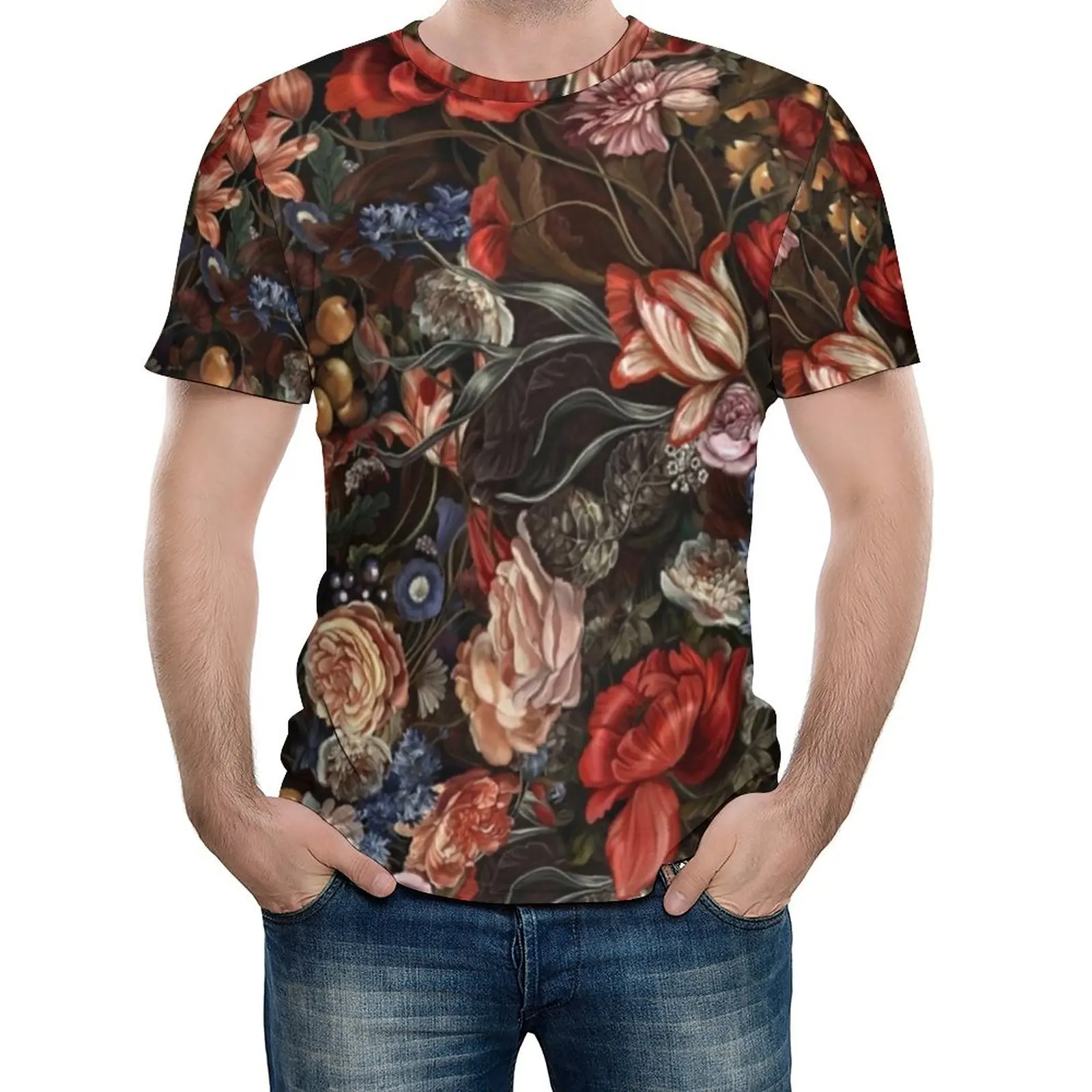 Vintage Baroque Floral T-Shirt Colorful Flowers Print Harajuku T Shirts Graphic Tees Short Sleeves Street Style Oversize Clothes
Vintage Baroque Floral T-Shirt Colorful Flowers Print Harajuku T Shirts Graphic Tees Short Sleeves Street Style Oversize Clothes