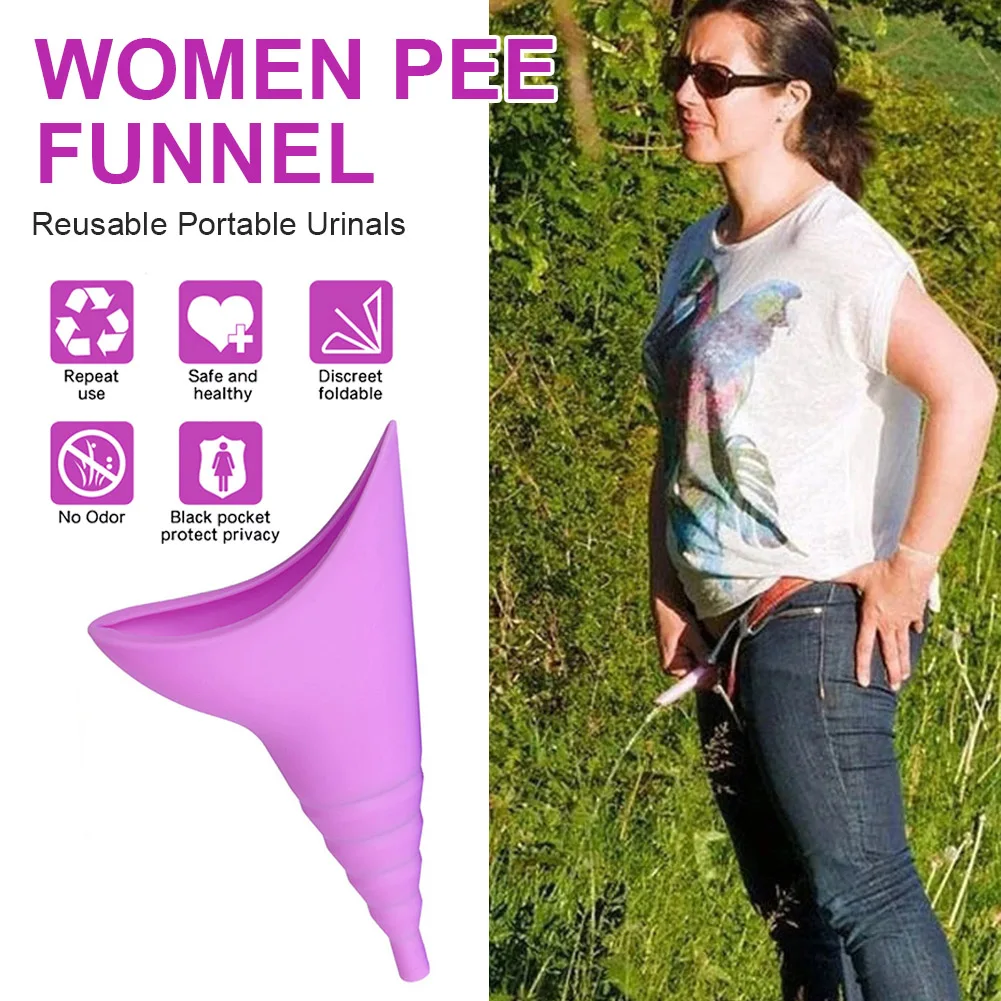 Woman Standing Piss Portable Toilet Urinal Camping Tent Travel Toilet Female Urinal Female Pee Funnel Emergency Silicone Urinals
Woman Standing Piss Portable Toilet Urinal Camping Tent Travel Toilet Female Urinal Female Pee Funnel Emergency Silicone Urinals