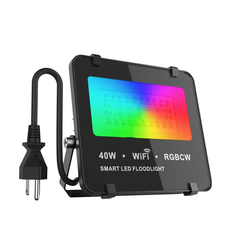 Умные Прожекторы Rgb с Wi-Fi, уличное освещение с регулируемой яркостью, 1 шт., настенная лампа для умного дома, теплое и холодное освещение, 40 Вт, Ip66
Умные Прожекторы Rgb с Wi-Fi, уличное освещение с регулируемой яркостью, 1 шт., настенная лампа для умного дома, теплое и холодное освещение, 40 Вт, Ip66