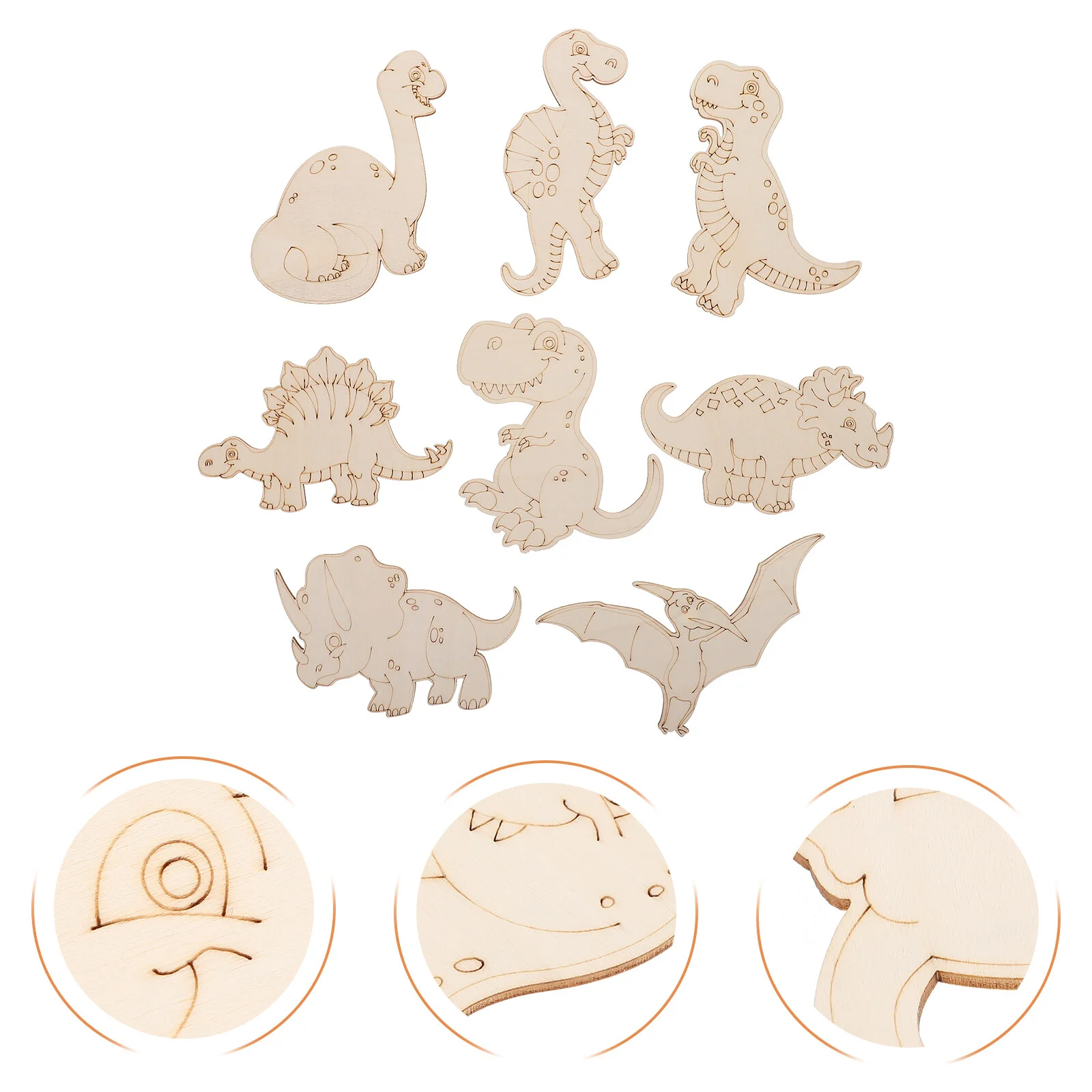 Wooden Plaque Kids DIY Accessory Chips Dinosaur Design Home Decors Crafts Materials
Wooden Plaque Kids DIY Accessory Chips Dinosaur Design Home Decors Crafts Materials