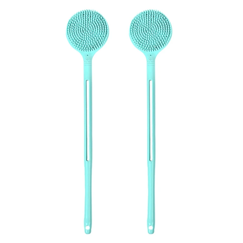2X Double-Sided Shower Body Brush Silicone Long Handle Bathroom Wash Brush Bathing Massage Back Body Exfoliating Brush
2X Double-Sided Shower Body Brush Silicone Long Handle Bathroom Wash Brush Bathing Massage Back Body Exfoliating Brush