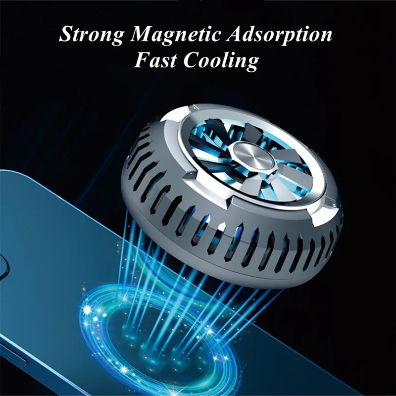 Universal Mini Mobile Phone/Tablet Cooling Fan Magnetic Radiator Game Cooler Cell Phone Cool Heat Sink for IPhone/Samsung/Xiaomi
Universal Mini Mobile Phone/Tablet Cooling Fan Magnetic Radiator Game Cooler Cell Phone Cool Heat Sink for IPhone/Samsung/Xiaomi