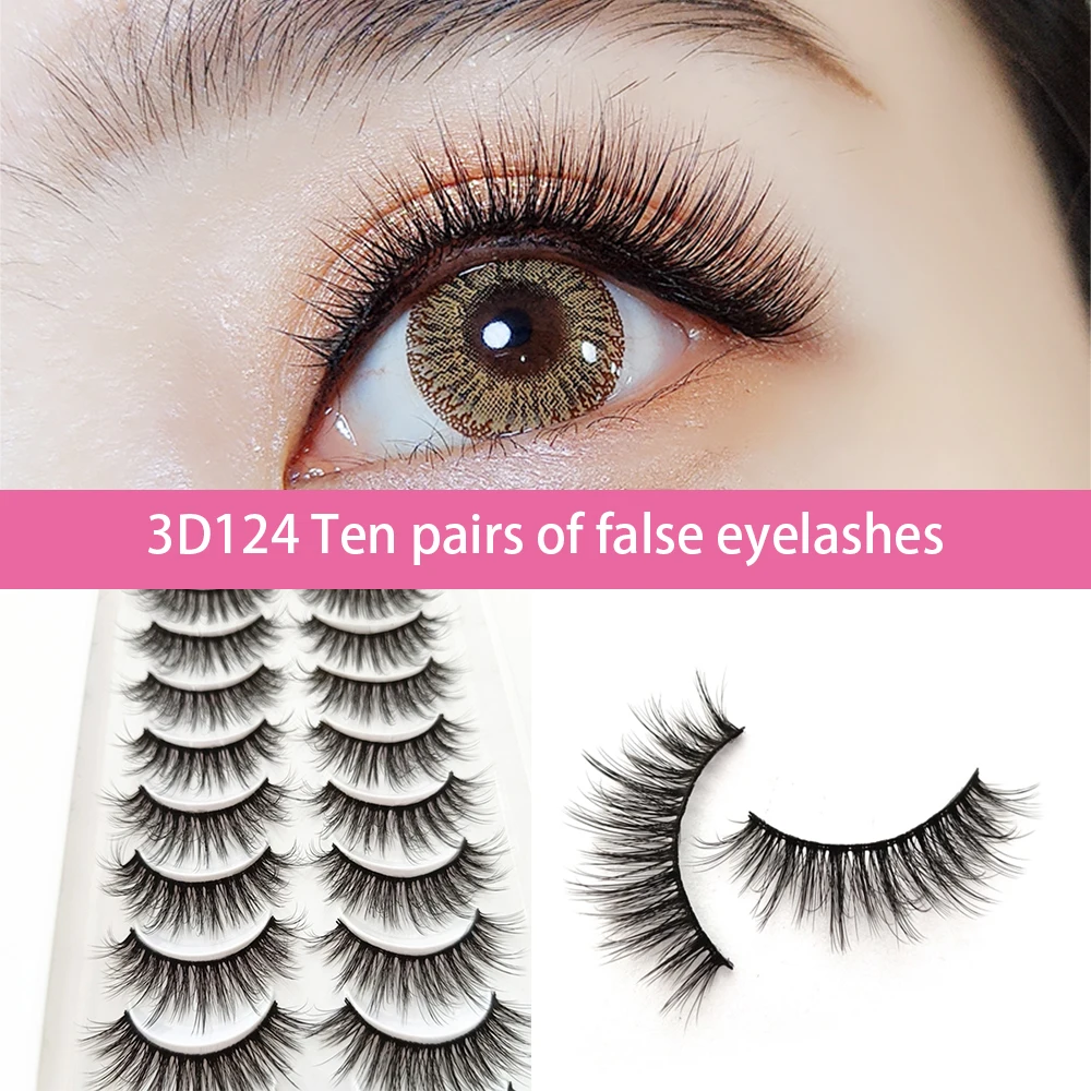 10Pairs False Eyelash Natural 3D Fluffy Eyelashes Extension Soft Wispy Eyelashes Self-adhesive Fake Eyelashes SEC88
10Pairs False Eyelash Natural 3D Fluffy Eyelashes Extension Soft Wispy Eyelashes Self-adhesive Fake Eyelashes SEC88