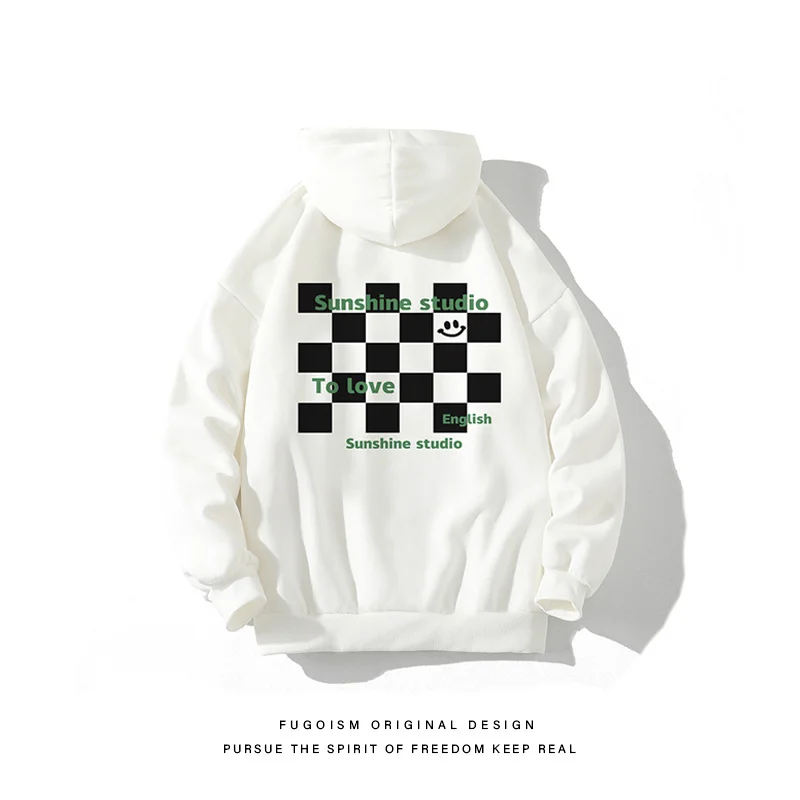 Spring Fashion Hoodie New Japanese Style Hooded Oversize Casual Loose Blue Lattice Sweatshirt For Men
Spring Fashion Hoodie New Japanese Style Hooded Oversize Casual Loose Blue Lattice Sweatshirt For Men