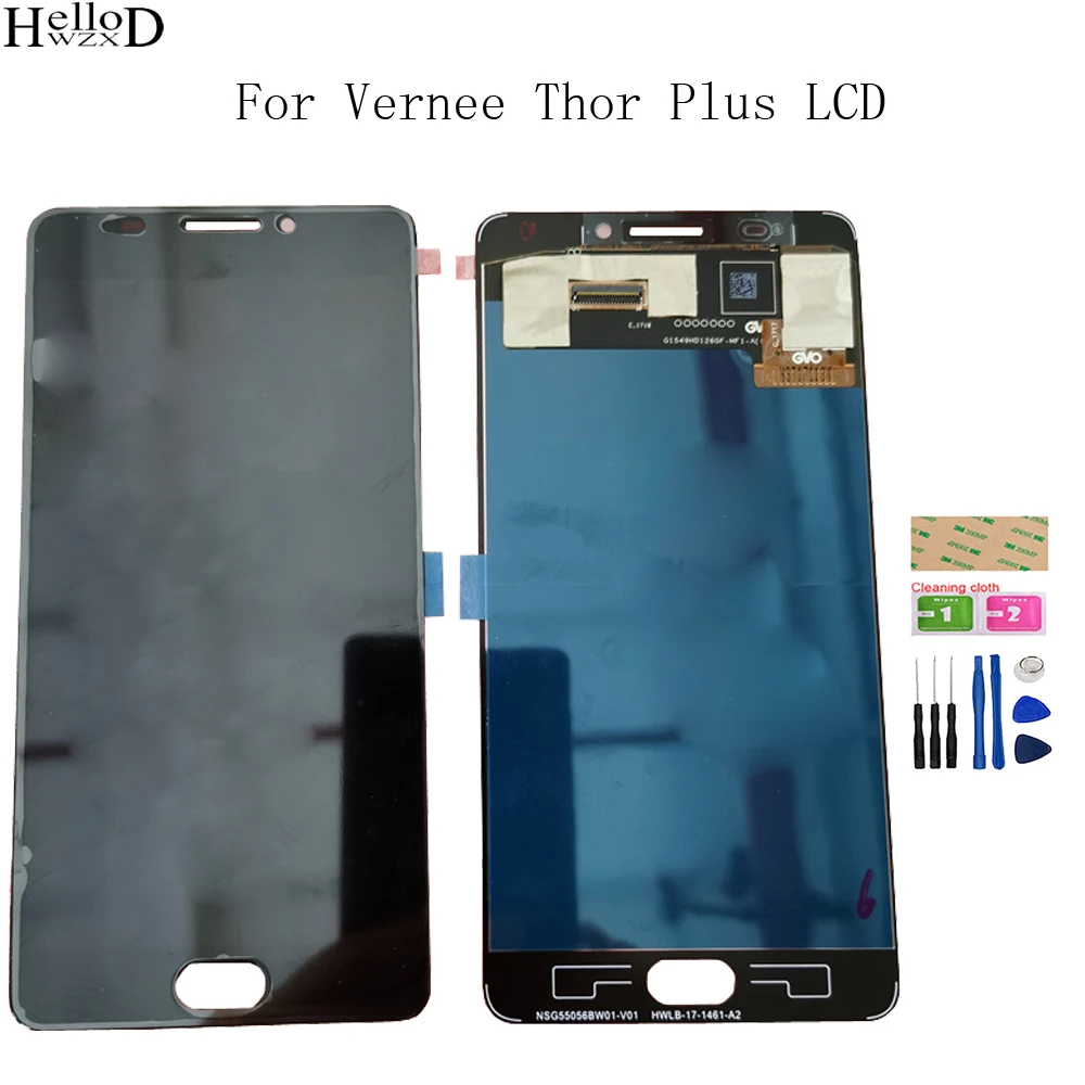 5.5" Original For Vernee Thor Plus LCD Display And LCD Touch Screen Digitizer Assembly Replacement With Tools
5.5" Original For Vernee Thor Plus LCD Display And LCD Touch Screen Digitizer Assembly Replacement With Tools
