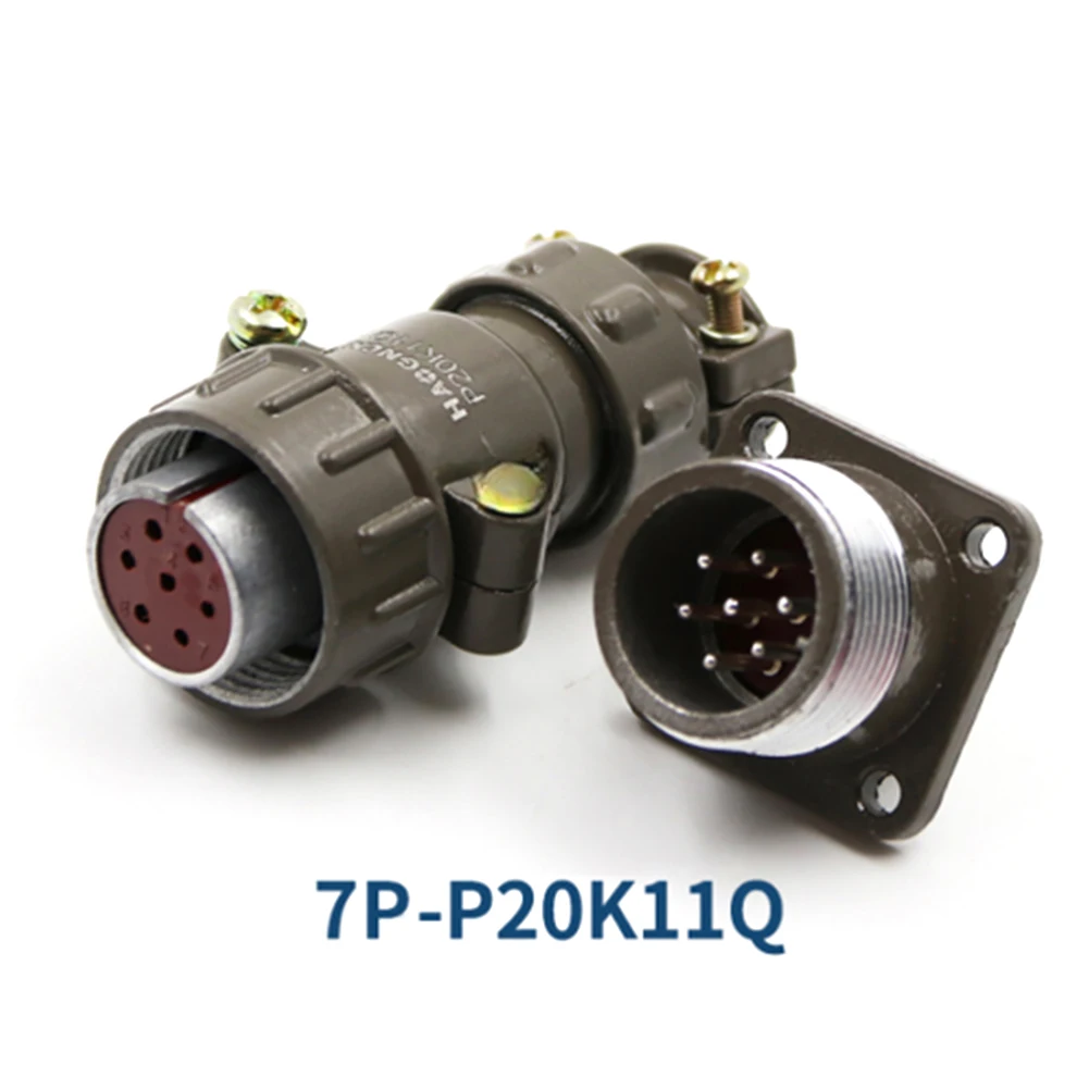Aviation Plug Threaded Connection P20K6Q Contact Aviation Plug Connector with Flange for Safe Circuit Connection
Aviation Plug Threaded Connection P20K6Q Contact Aviation Plug Connector with Flange for Safe Circuit Connection
